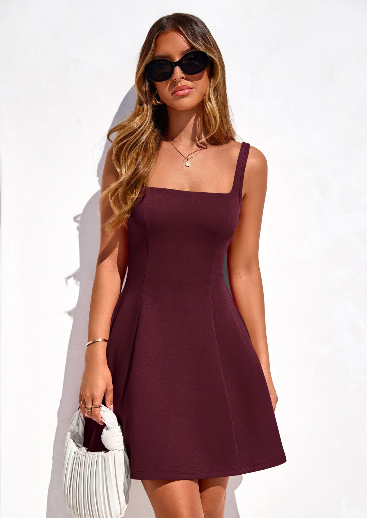 PRETTYGARDEN Summer Dresses for Women Sleeveless A Line Business Casual Formal Cocktail Party Spring Short Dress - Seldom Seen Styles
