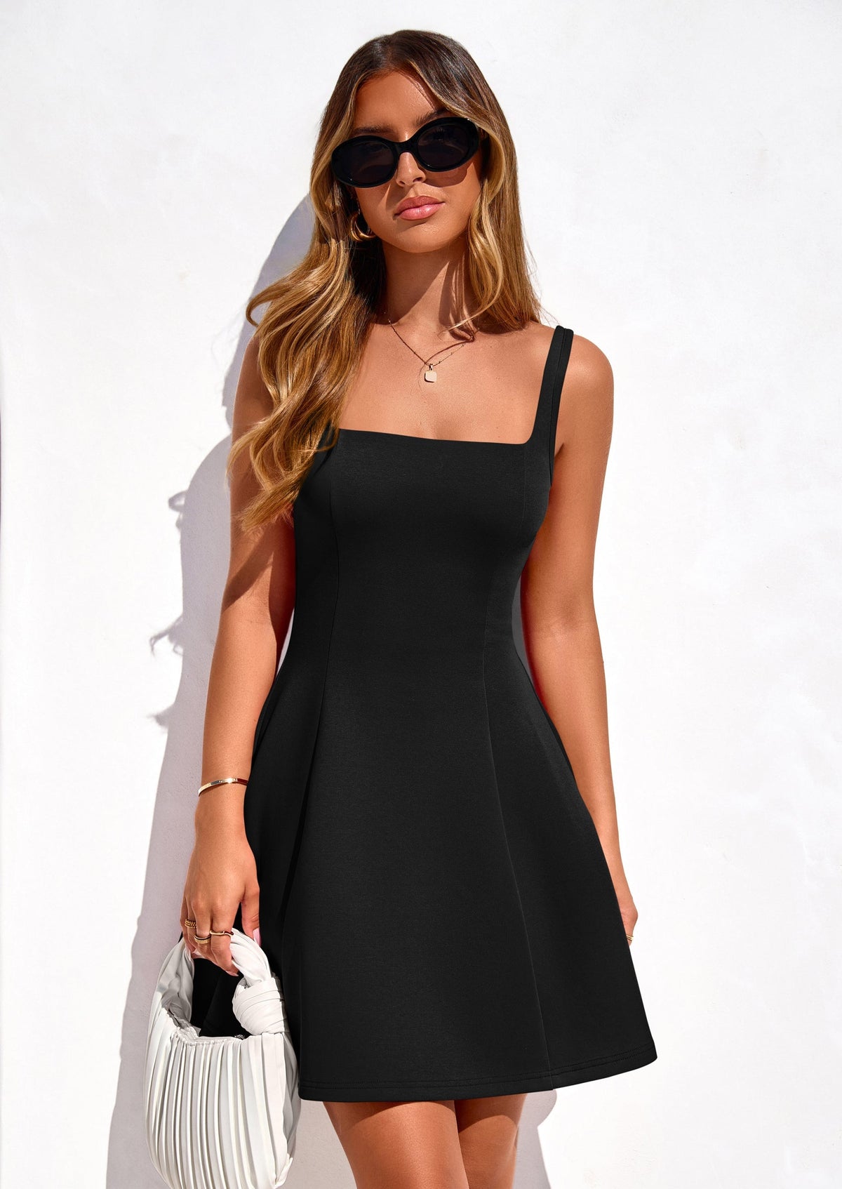 PRETTYGARDEN Summer Dresses for Women Sleeveless A Line Business Casual Formal Cocktail Party Spring Short Dress - Seldom Seen Styles