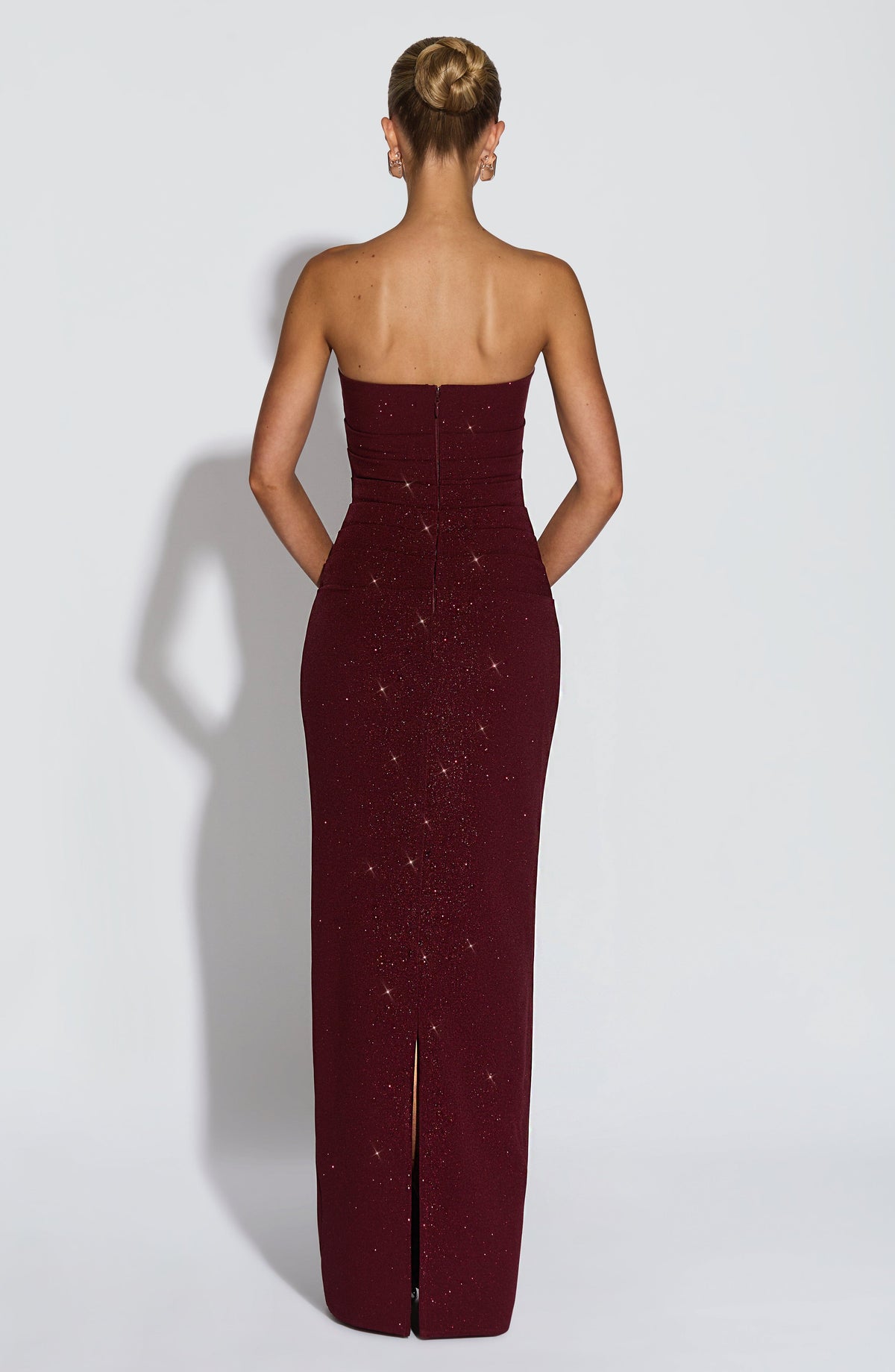 Pandra Maxi Dress - Wine Sparkle - Seldom Seen Styles