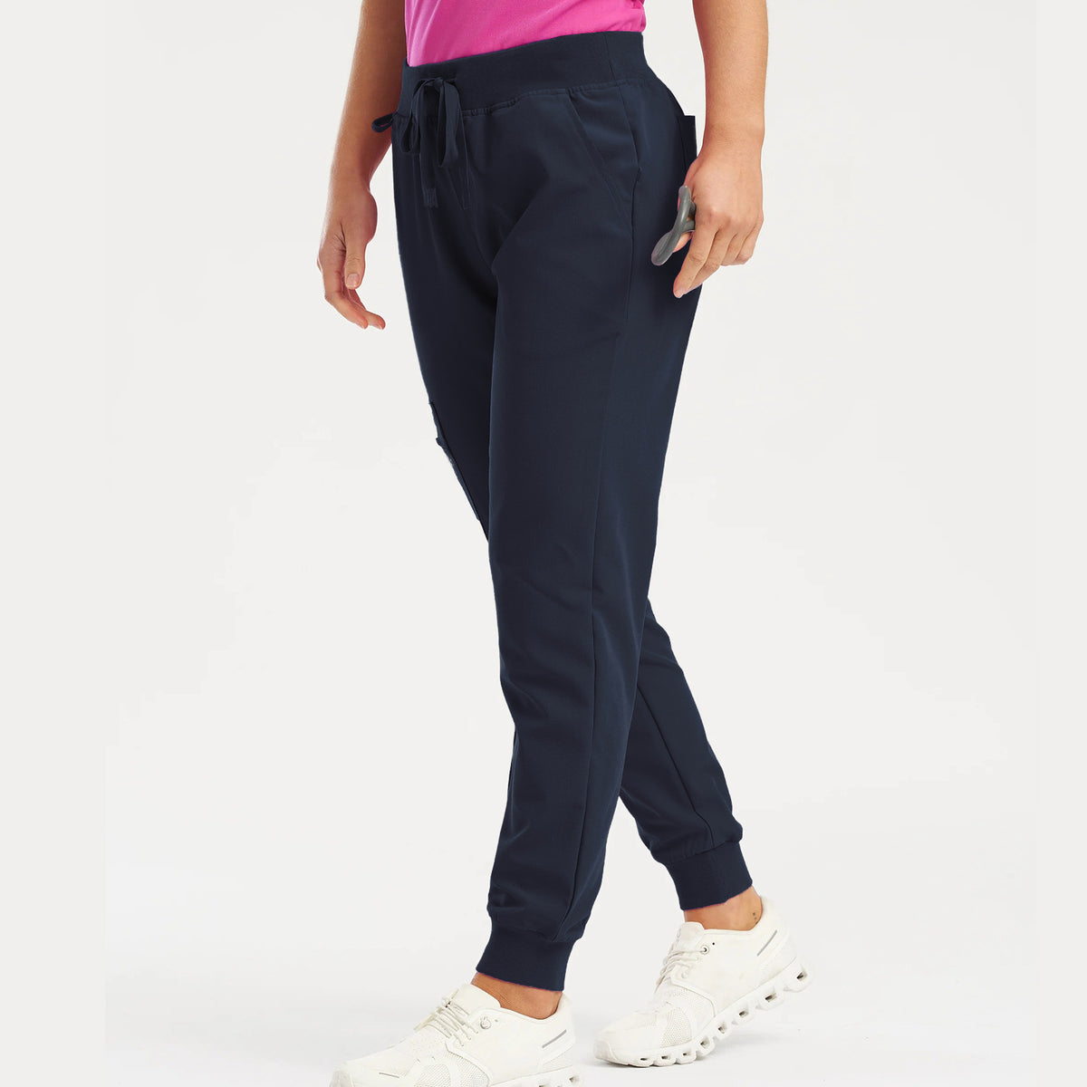 Pants for Women Jogger Scrubs Bottoms with 5 Pockets, Soft Stretch Yoga Style Joggers - Seldom Seen Styles