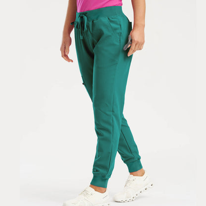 Pants for Women Jogger Scrubs Bottoms with 5 Pockets, Soft Stretch Yoga Style Joggers