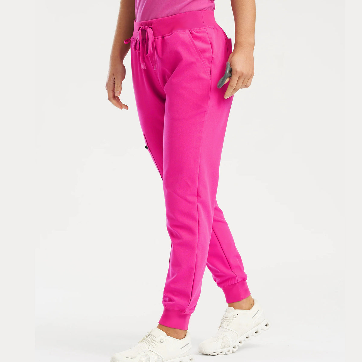 Pants for Women Jogger Scrubs Bottoms with 5 Pockets, Soft Stretch Yoga Style Joggers - Seldom Seen Styles