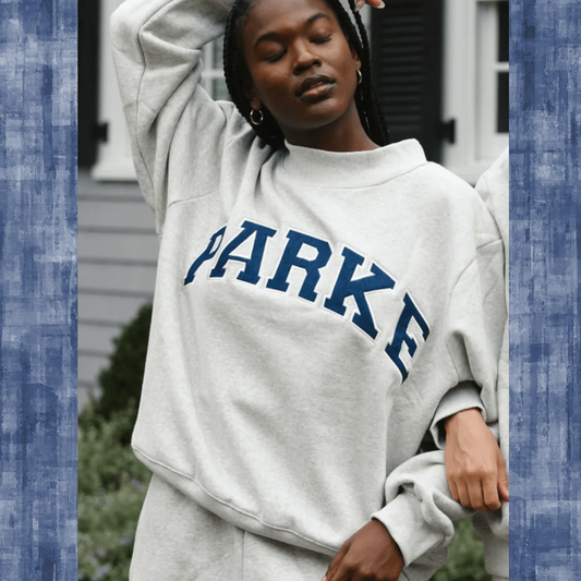 Parke Mockneck Sweatshirt - Sunkissed Varsity Edition - Seldom Seen Styles