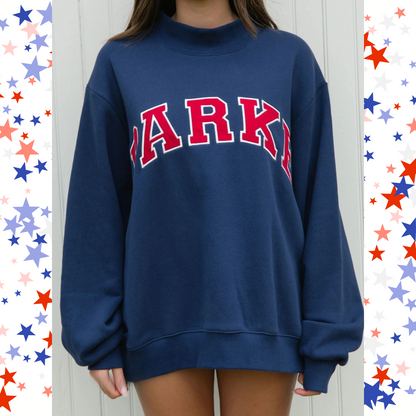 Parke Mockneck Sweatshirt – Sunkissed Varsity Edition