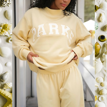 Parke Mockneck Sweatshirt – Sunkissed Varsity Edition