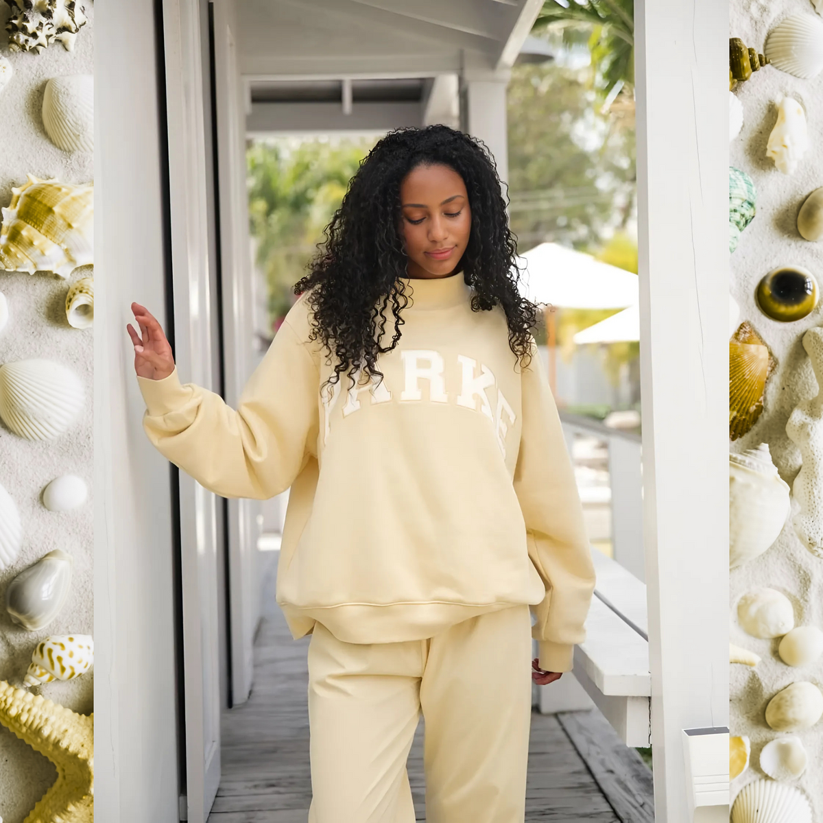 Parke Mockneck Sweatshirt - Sunkissed Varsity Edition - Seldom Seen Styles
