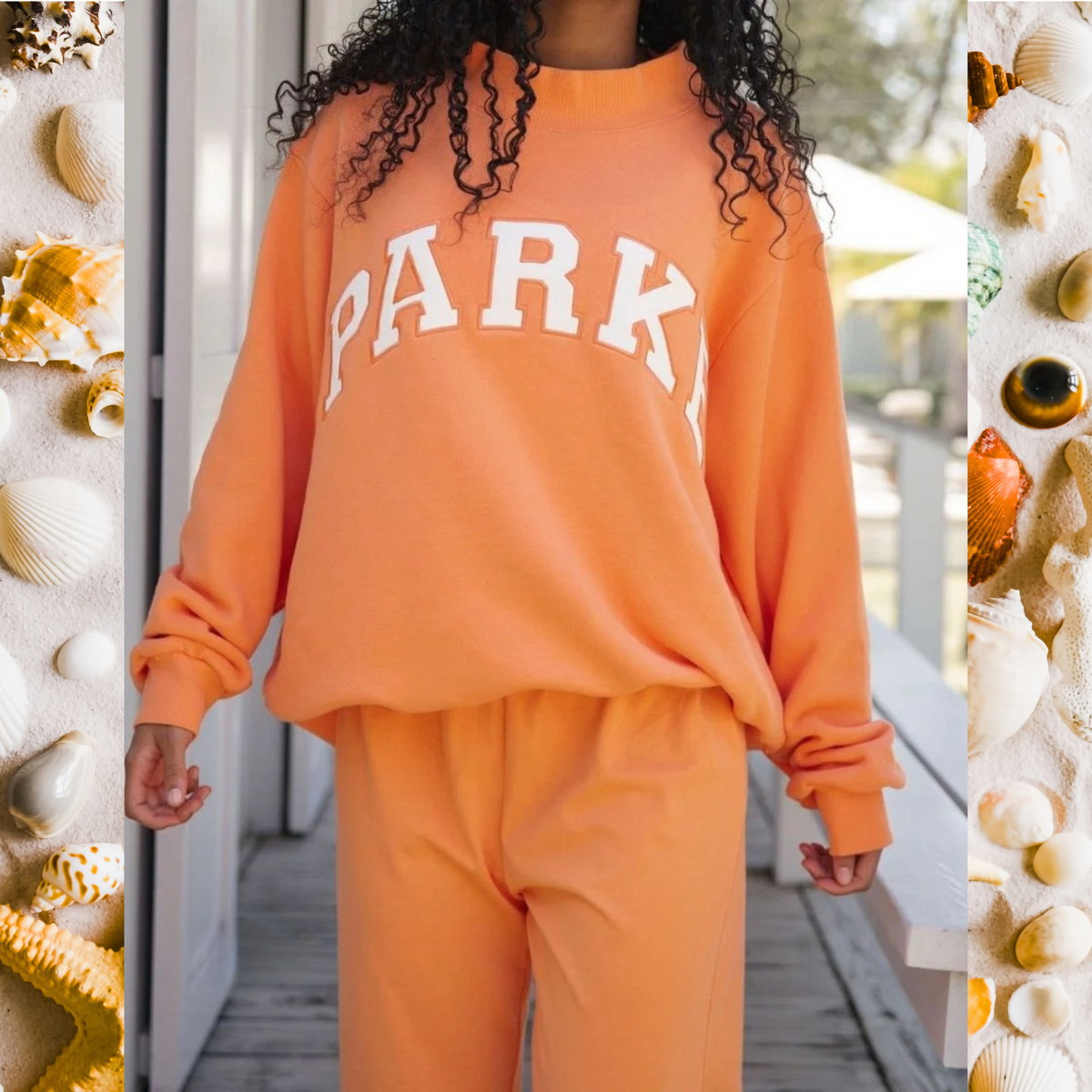 Parke Mockneck Sweatshirt - Sunkissed Varsity Edition - Seldom Seen Styles