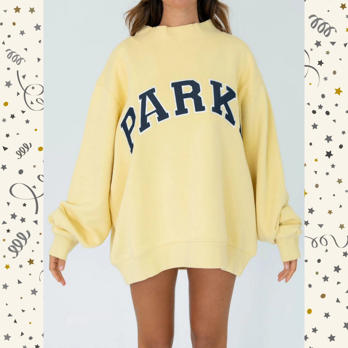 Parke Mockneck Sweatshirt - Sunkissed Varsity Edition - Seldom Seen Styles