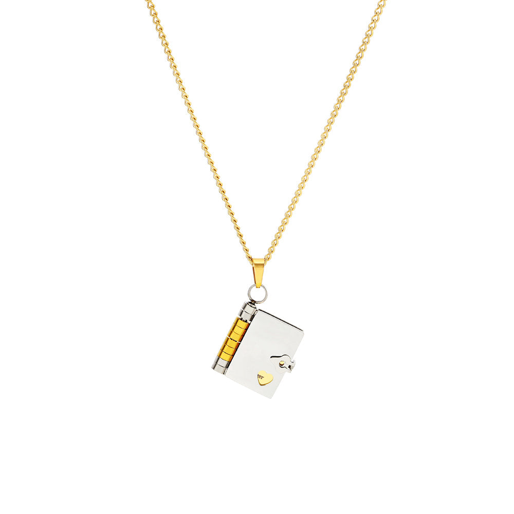 Personalized Book Locket Necklace - Seldom Seen Styles