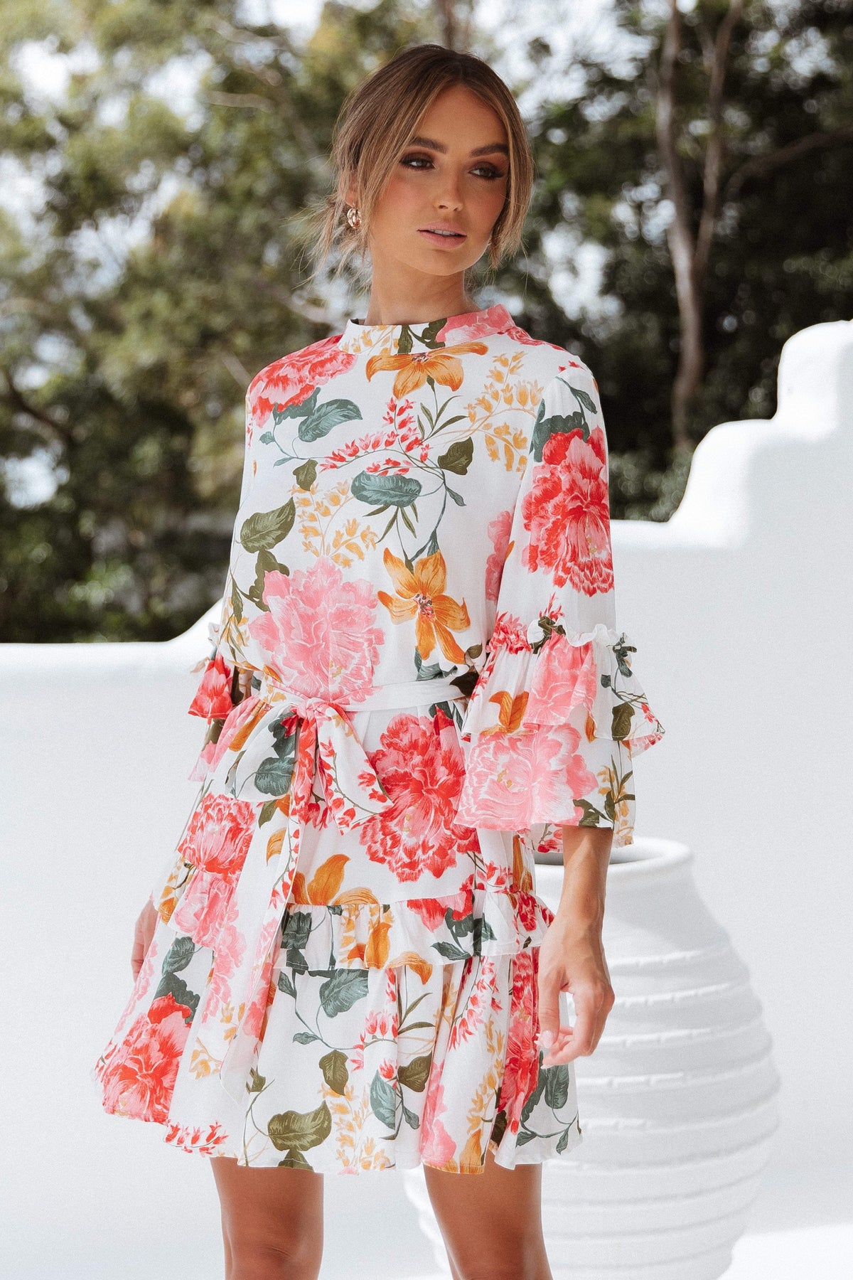 Peta Dress - White - Seldom Seen Styles