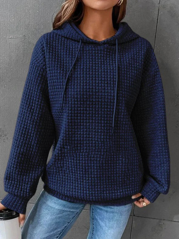 Plain Casual Hoodie Sweatshirt - Seldom Seen Styles