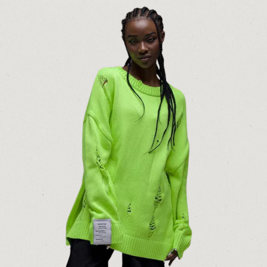 Decorative Cut Sweater