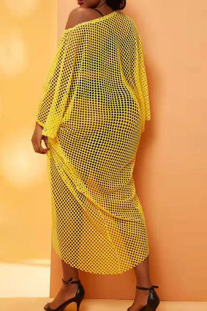 Robe cache-maillot grandes tailles (XL-4XL)