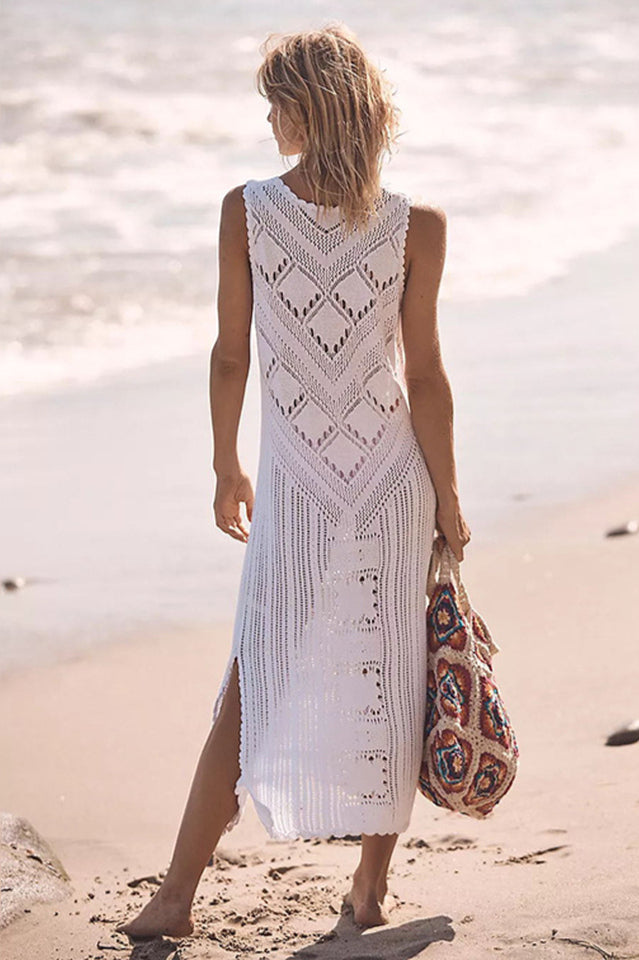 Pool Party Crochet Midi Cover Up - Seldom Seen Styles