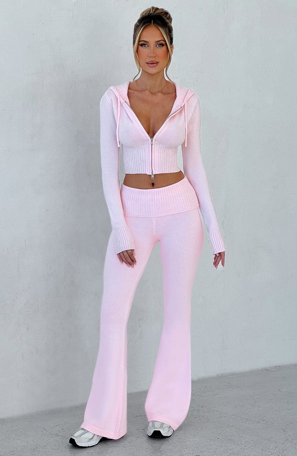 Portia Knit Pants - Pink - Seldom Seen Styles