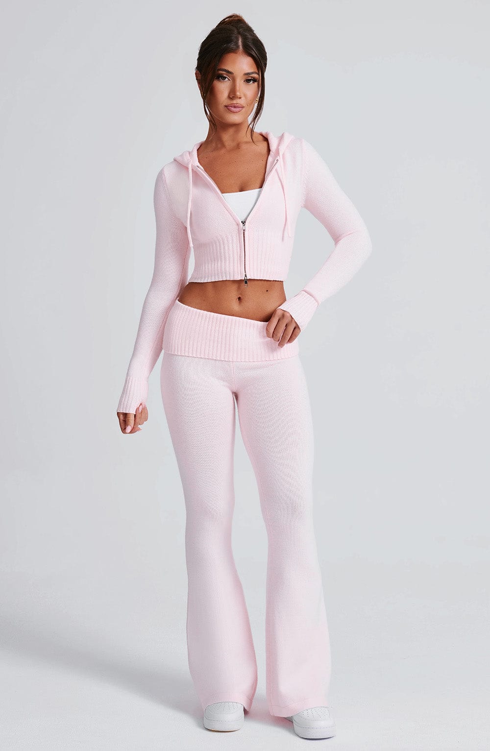 Portia Knit Pants - Pink - Seldom Seen Styles