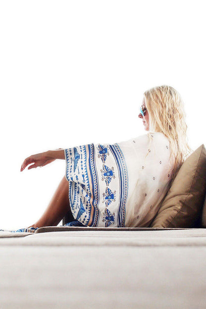 Bedrucktes Bohemian-Cover-Up