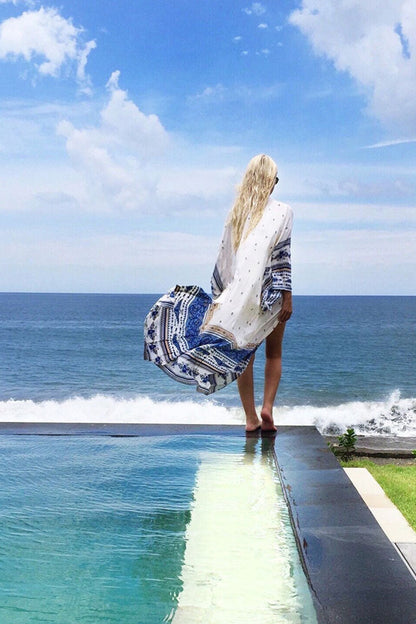 Bedrucktes Bohemian-Cover-Up