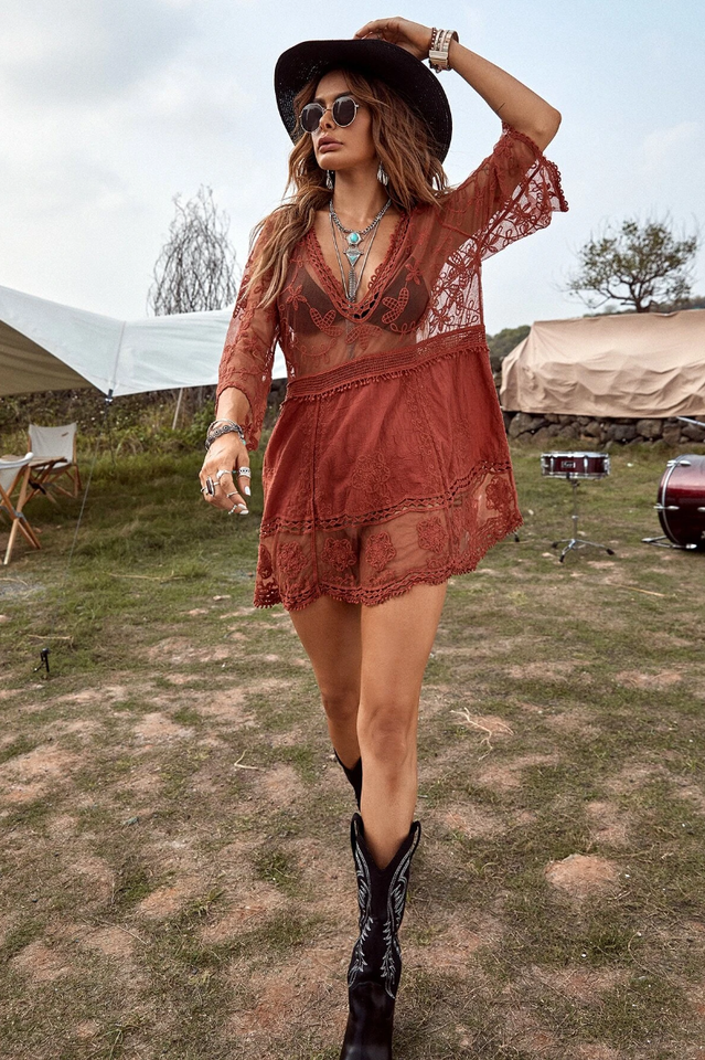 Pool Days Lace Cover Up - Seldom Seen Styles