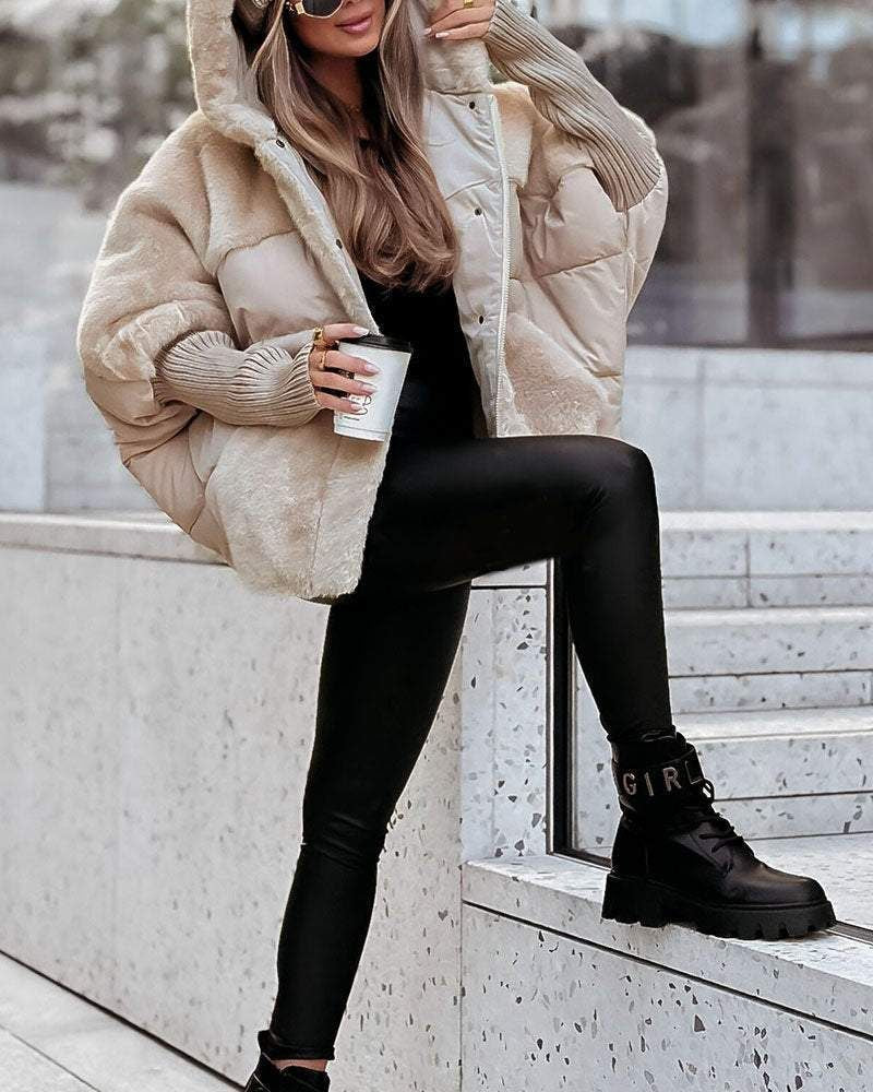 RAINA – Thermal Hooded Jacket - Seldom Seen Styles