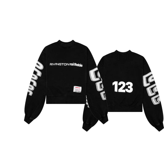 RIVINGTON roi Rebis Metanoia USO CVA Crewneck 'Jet Black' - Seldom Seen Styles