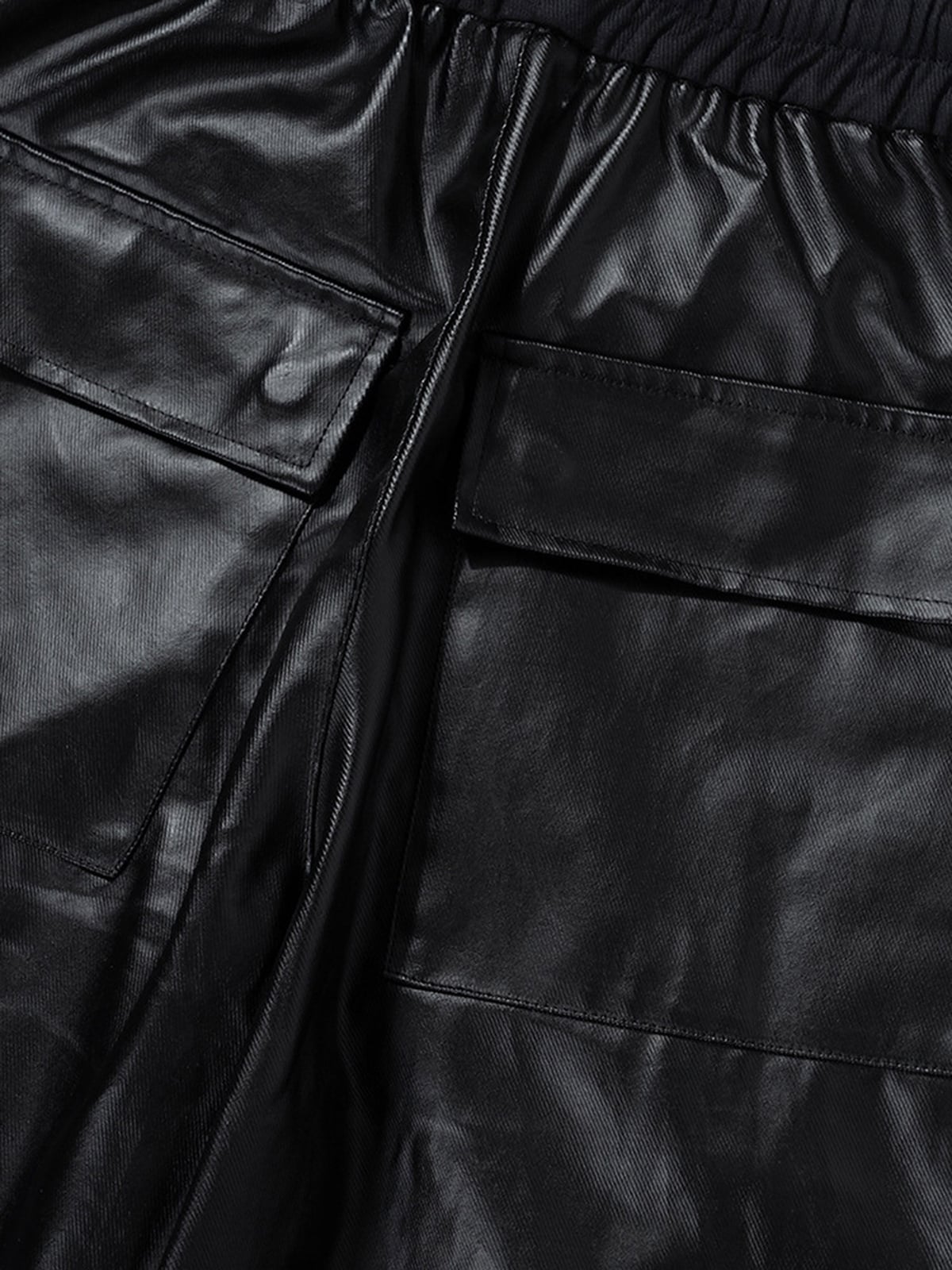 RO-style multi-pocket matte coated overalls - 2094 - Seldom Seen Styles