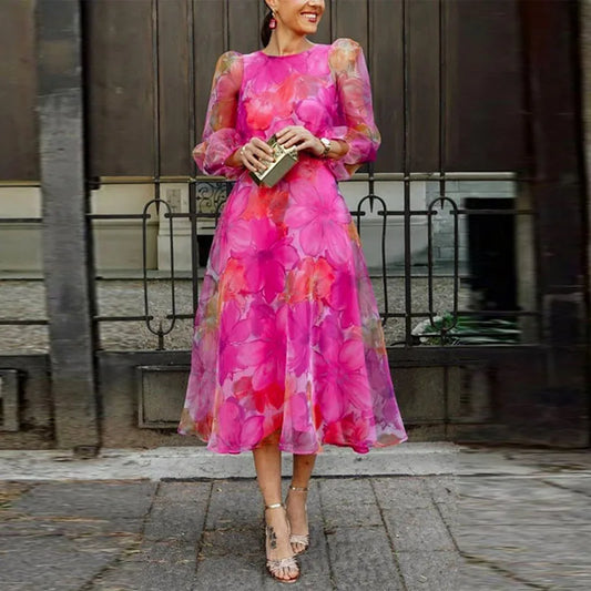 Raelynn - Floral Midi Dress - Seldom Seen Styles