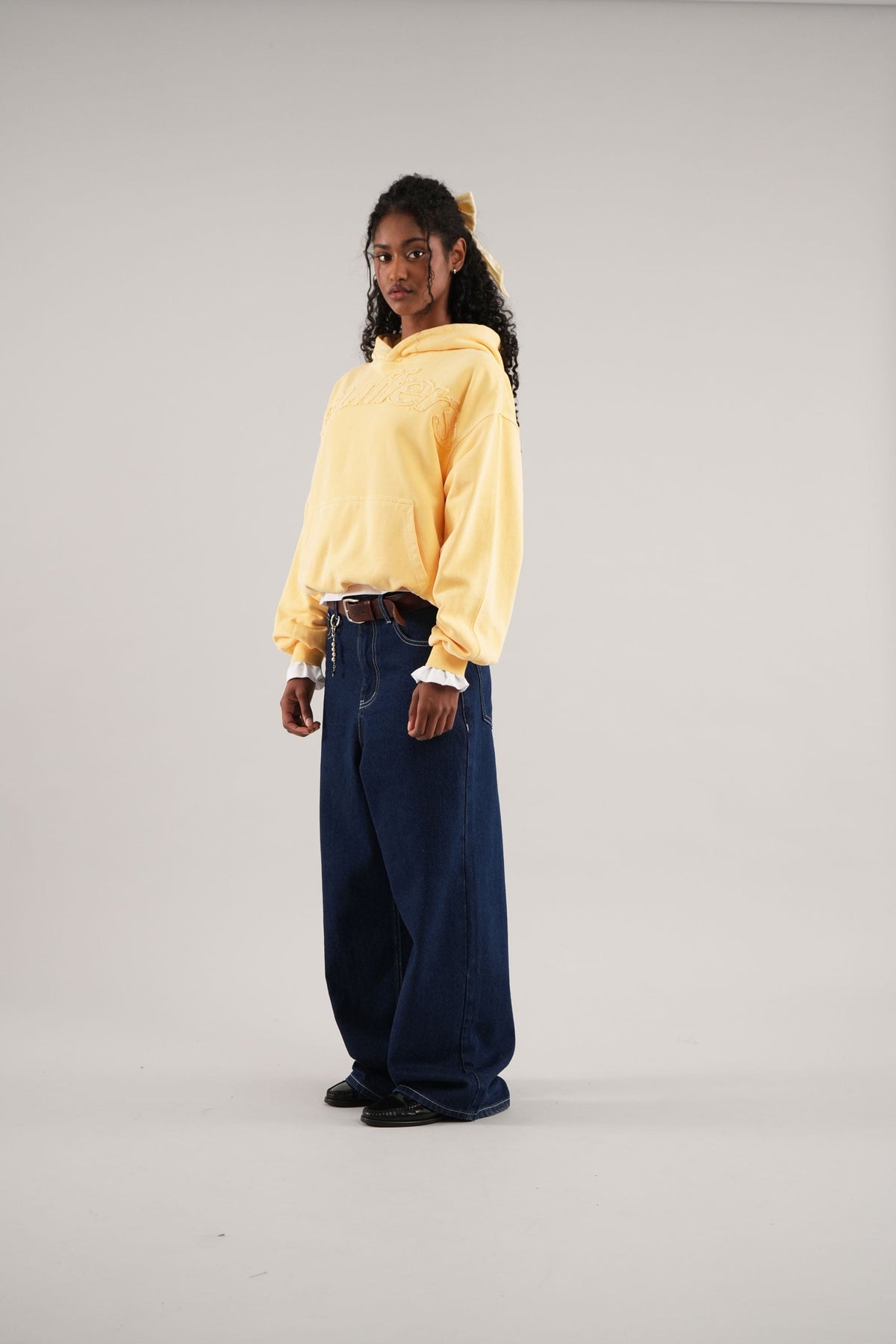 Raw Yellow Hoodie - Seldom Seen Styles