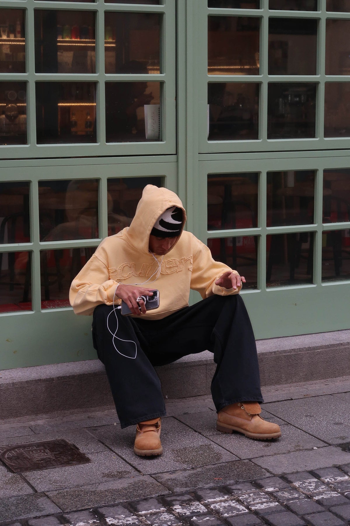 Raw Yellow Hoodie - Seldom Seen Styles