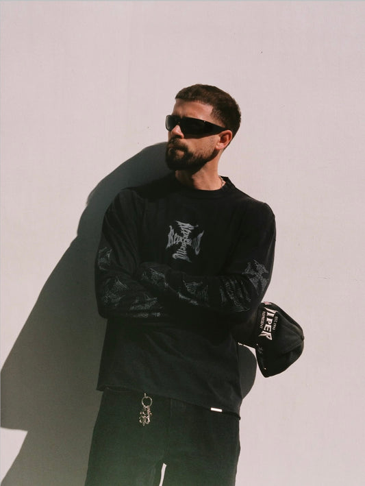 Represent Heavier Than The Heavens Dragon Sleeve Long Sleeve T-Shirt - Seldom Seen Styles