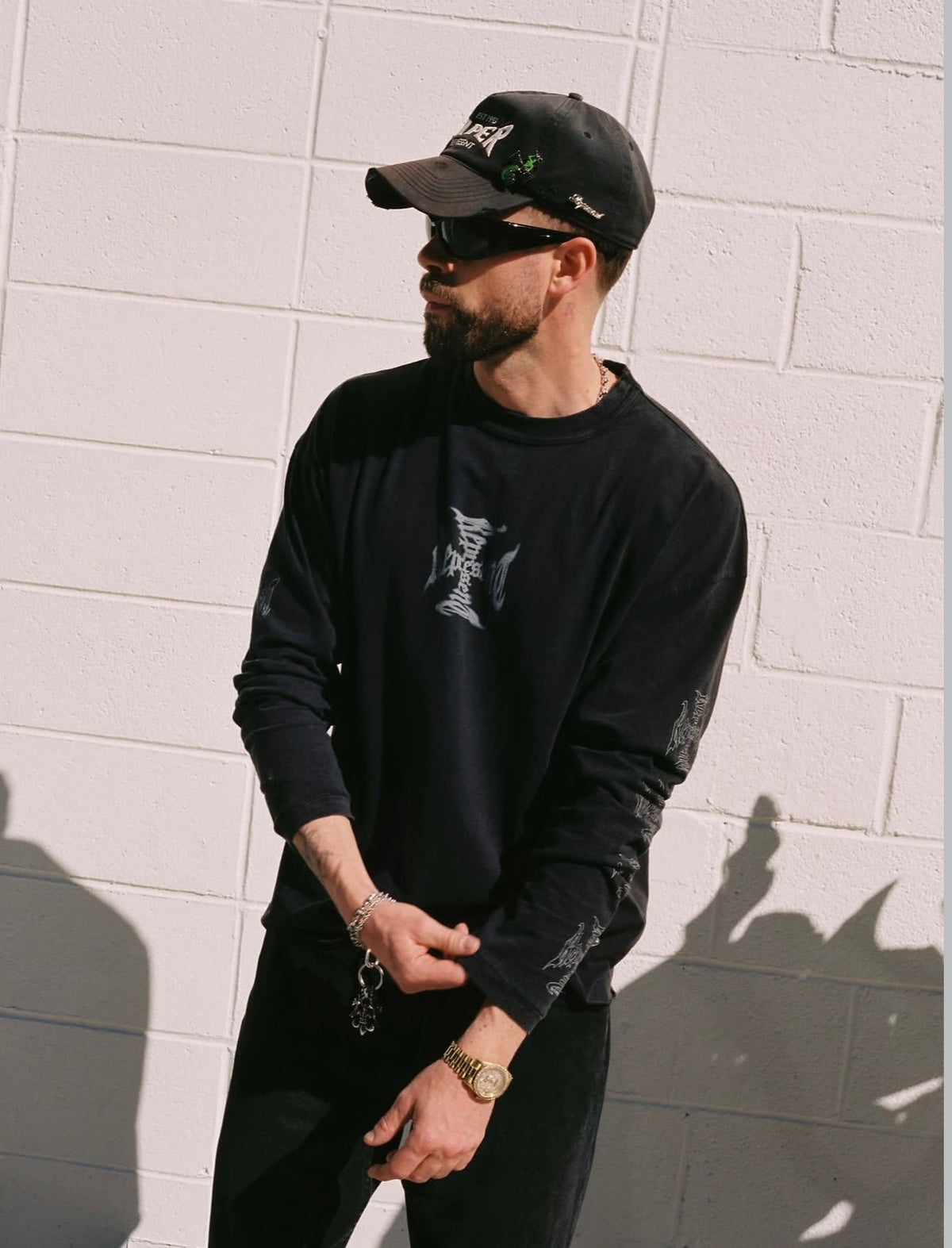 Represent Heavier Than The Heavens Dragon Sleeve Long Sleeve T-Shirt - Seldom Seen Styles