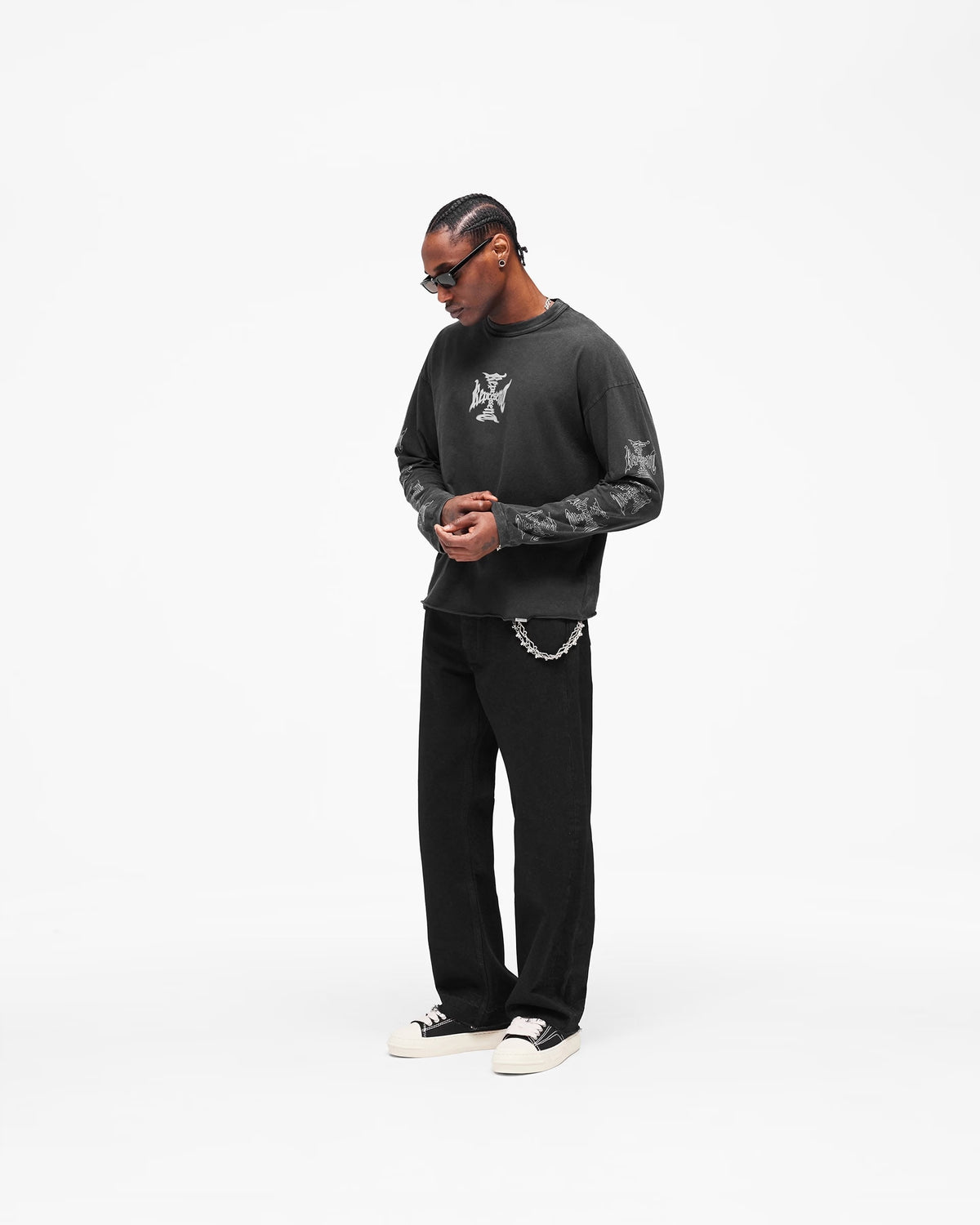 Represent Heavier Than The Heavens Dragon Sleeve Long Sleeve T-Shirt - Seldom Seen Styles