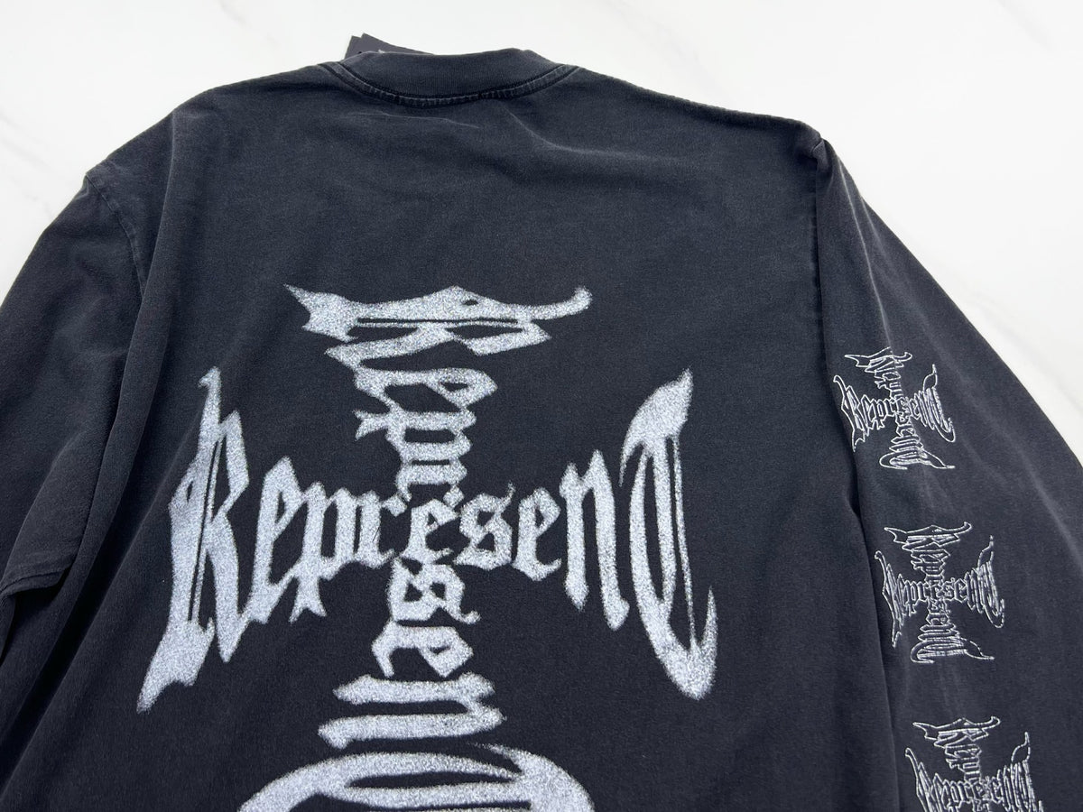 Represent Heavier Than The Heavens Dragon Sleeve Long Sleeve T-Shirt - Seldom Seen Styles