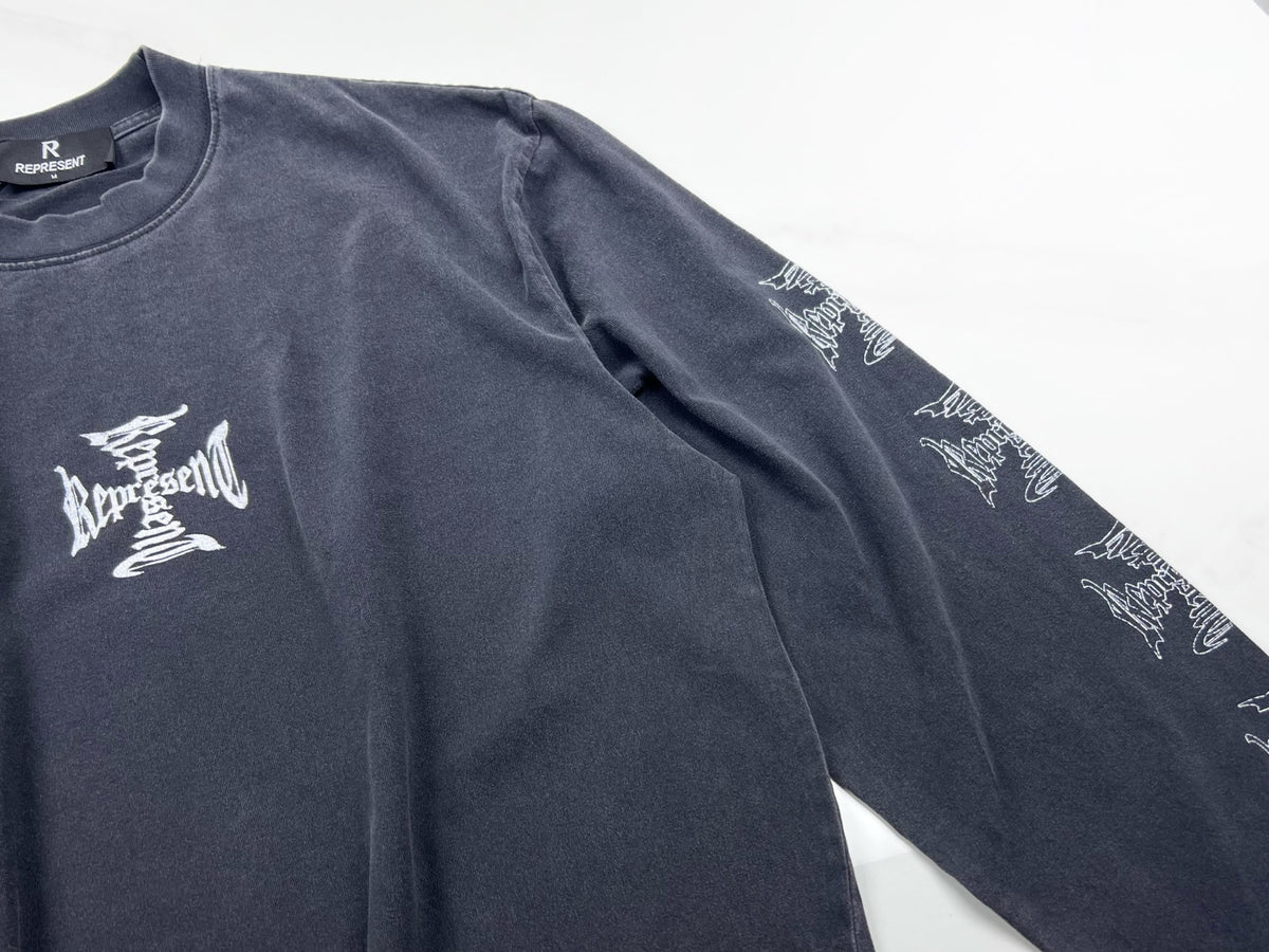 Represent Heavier Than The Heavens Dragon Sleeve Long Sleeve T-Shirt - Seldom Seen Styles