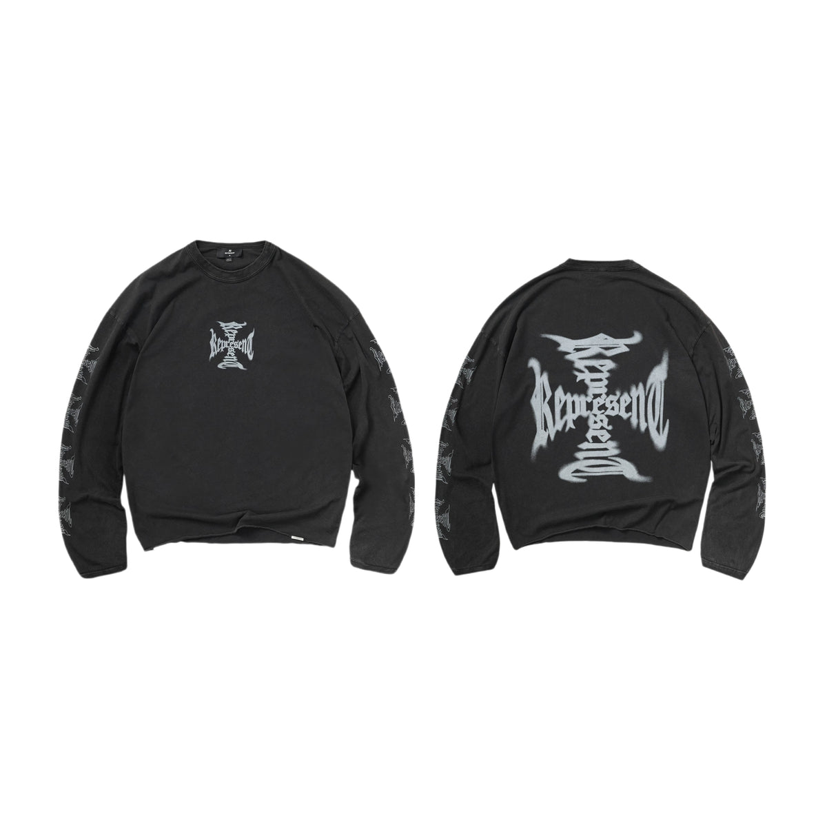 Represent Heavier Than The Heavens Dragon Sleeve Long Sleeve T-Shirt - Seldom Seen Styles