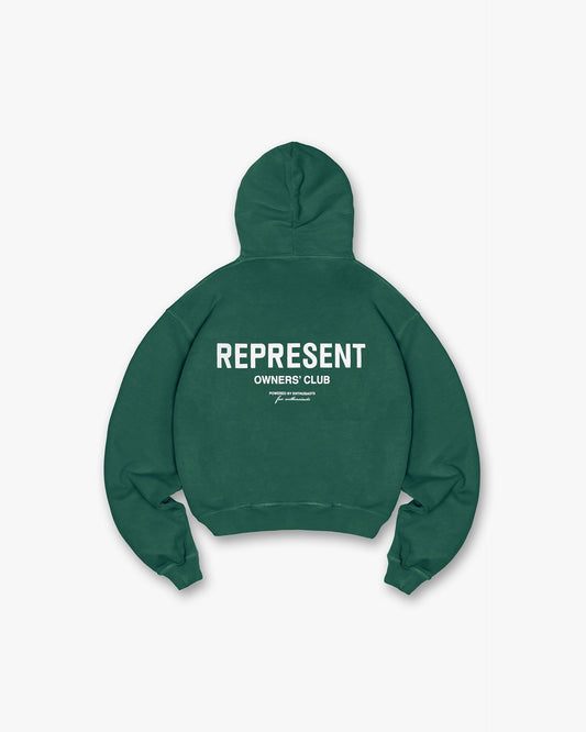 Represent Owners Club Hoodie - Racing Green - Seldom Seen Styles