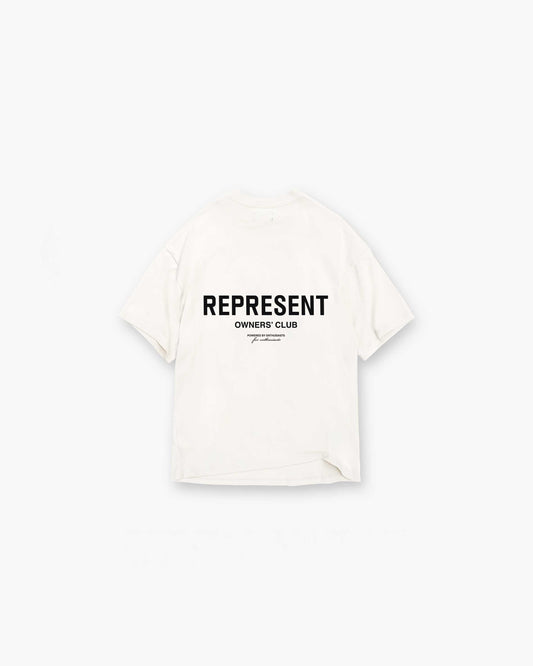 Represent Owners Club T-Shirt - Flat White - Seldom Seen Styles