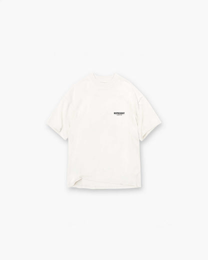 Represent Owners Club T-Shirt - Flat White