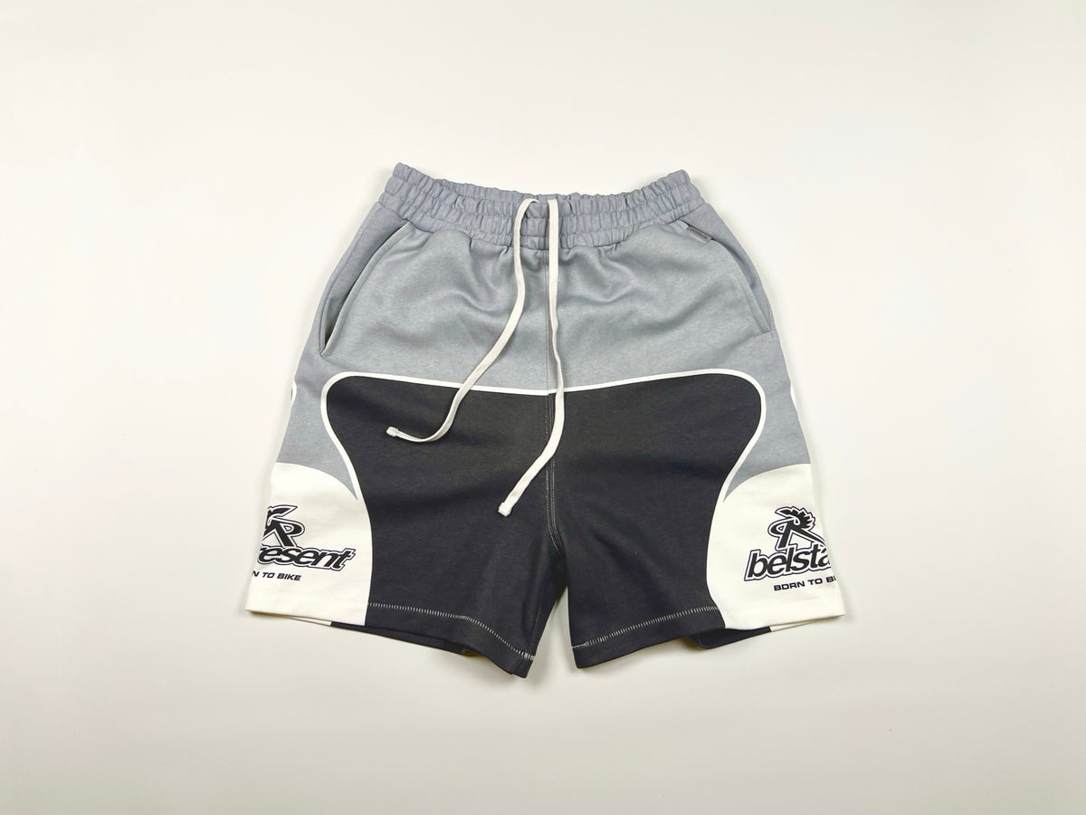 Represent X Belstaff Racing Shorts - Grey Marl - Seldom Seen Styles