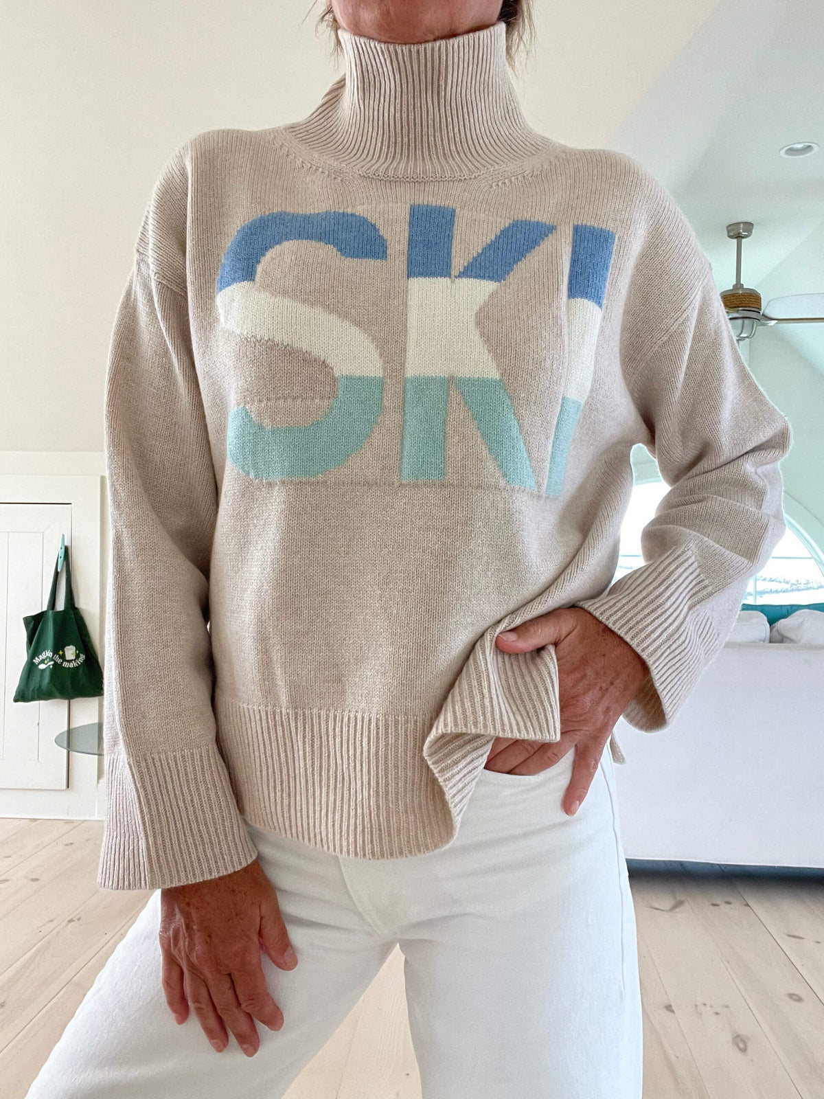 Retro Cashmere Turtleneck Ski Sweater - Seldom Seen Styles