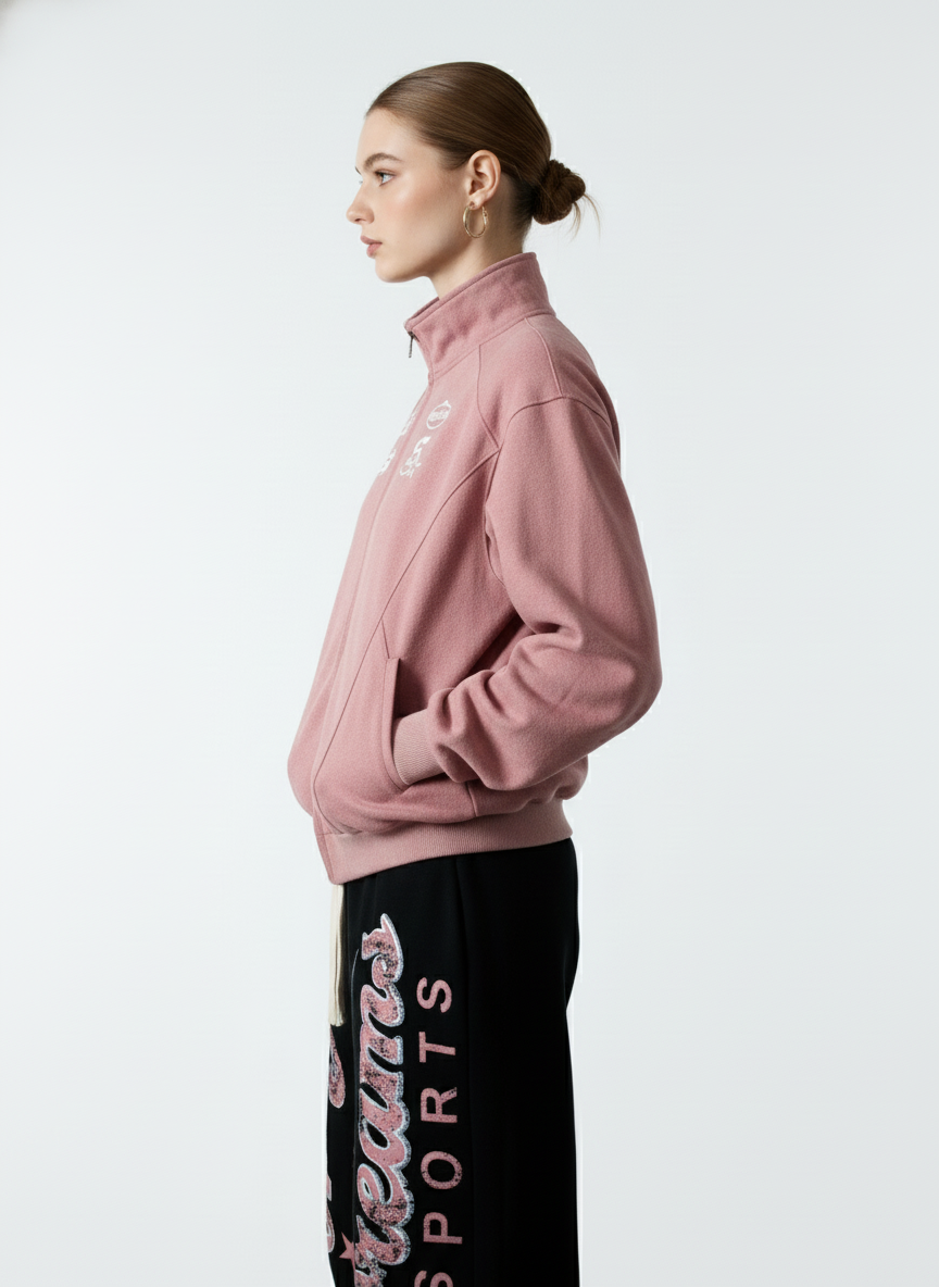 Retro Graphic Fleece-Lined Baggy Sweatpants - Seldom Seen Styles