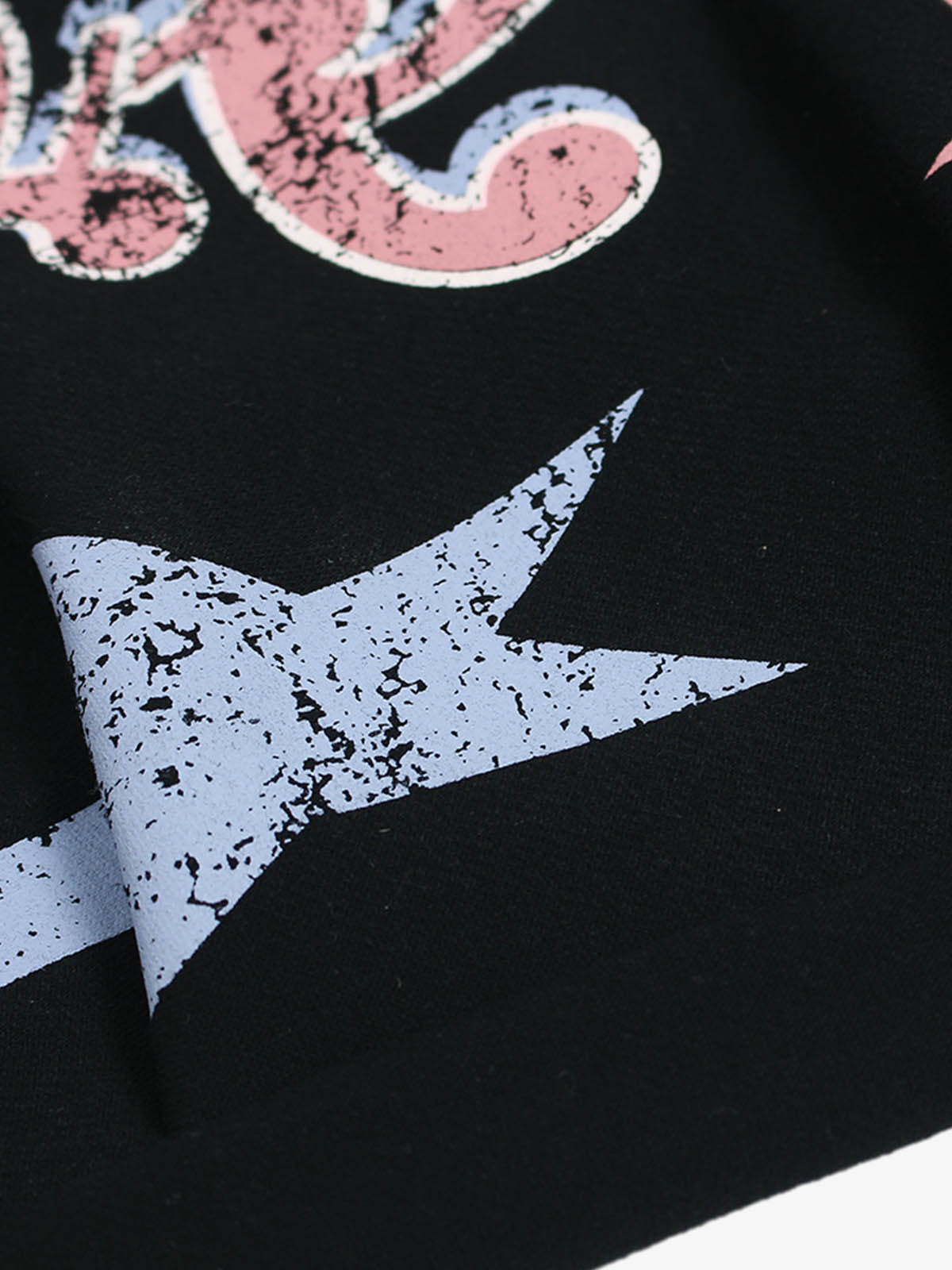 Retro Graphic Fleece-Lined Baggy Sweatpants - Seldom Seen Styles