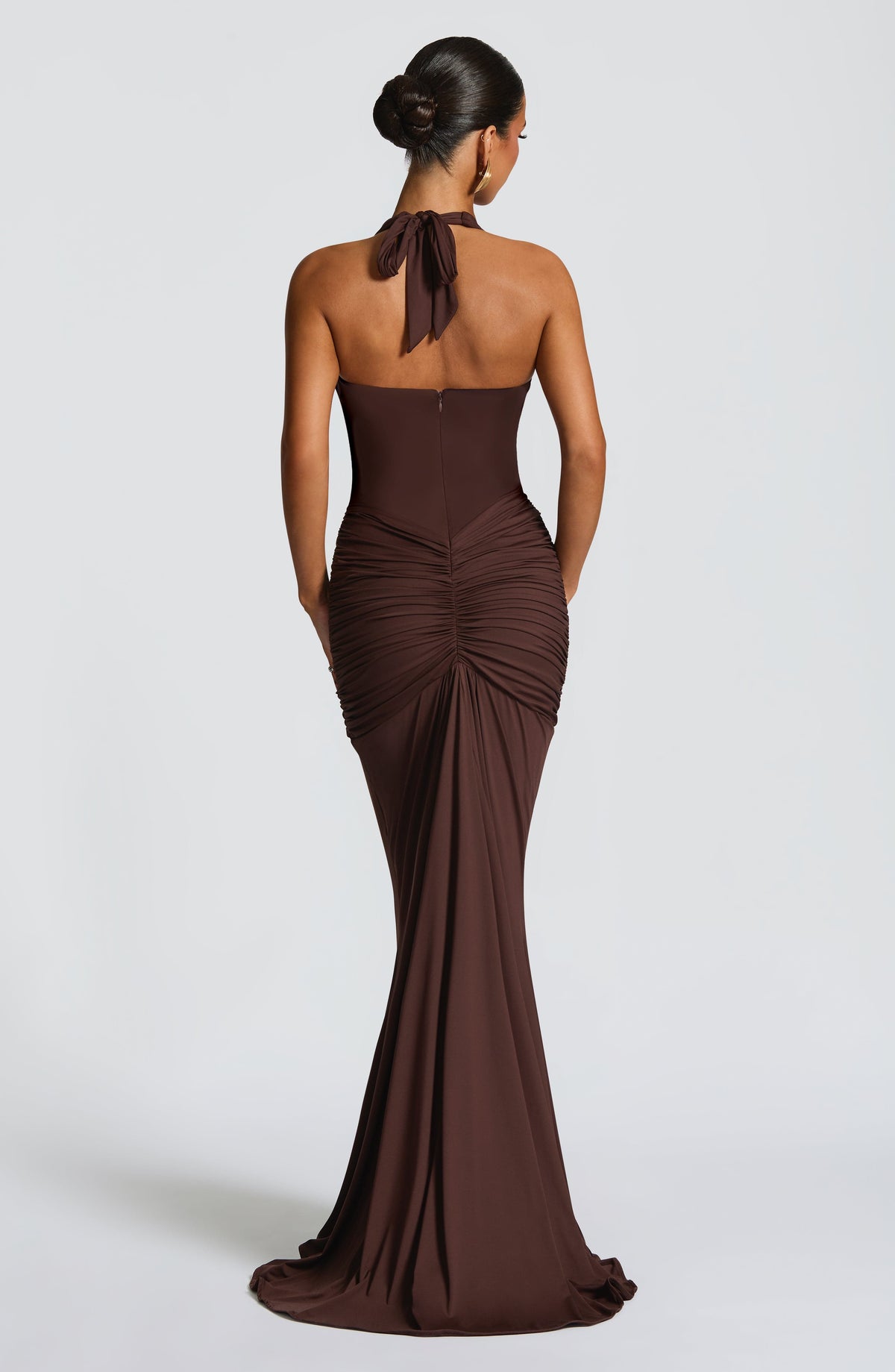 Rosetta Maxi Dress - Plum Brown - Seldom Seen Styles