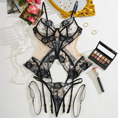 Luxe Lock Lace Dessous-Set