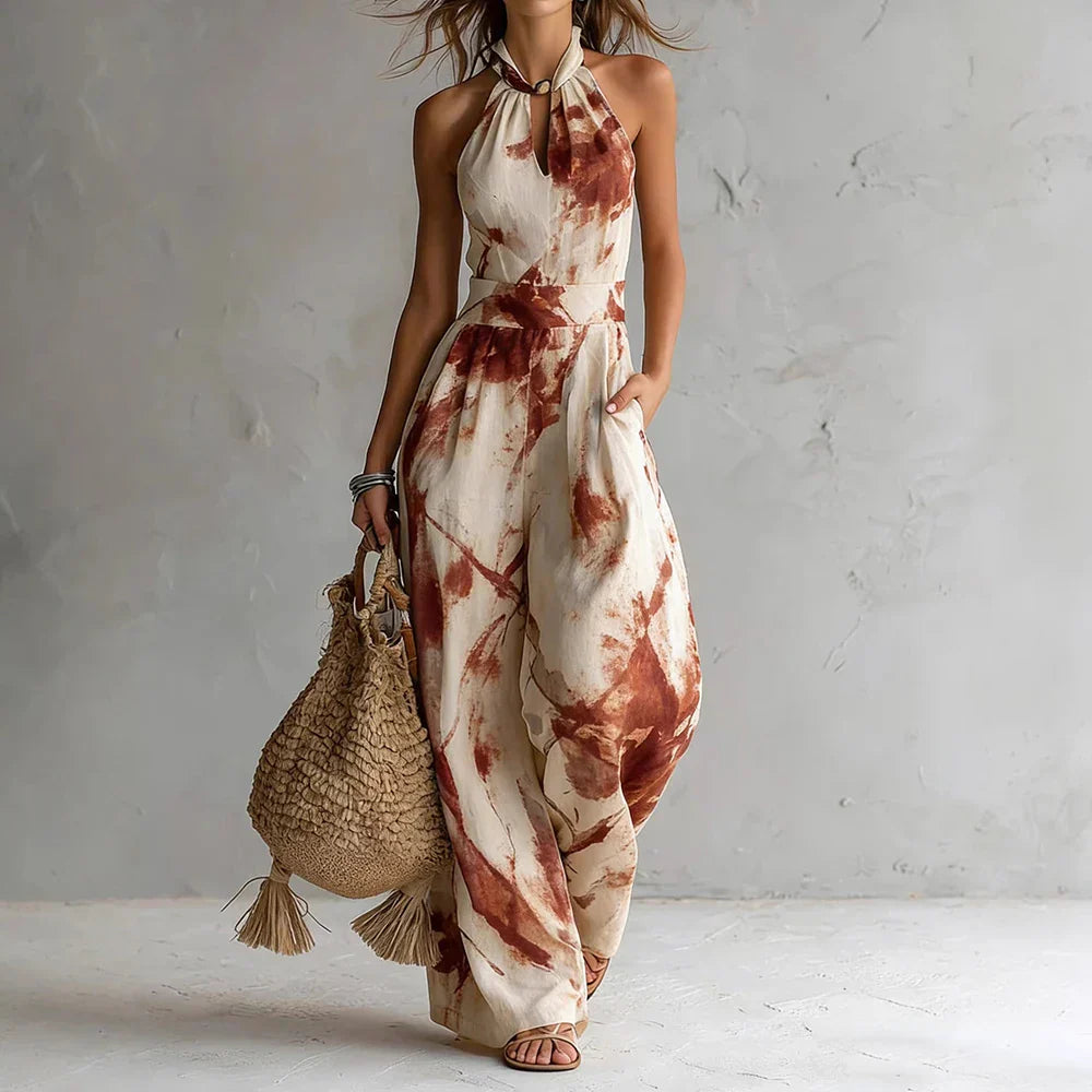 Madison Flowy Halter Maxi Dress - Seldom Seen Styles