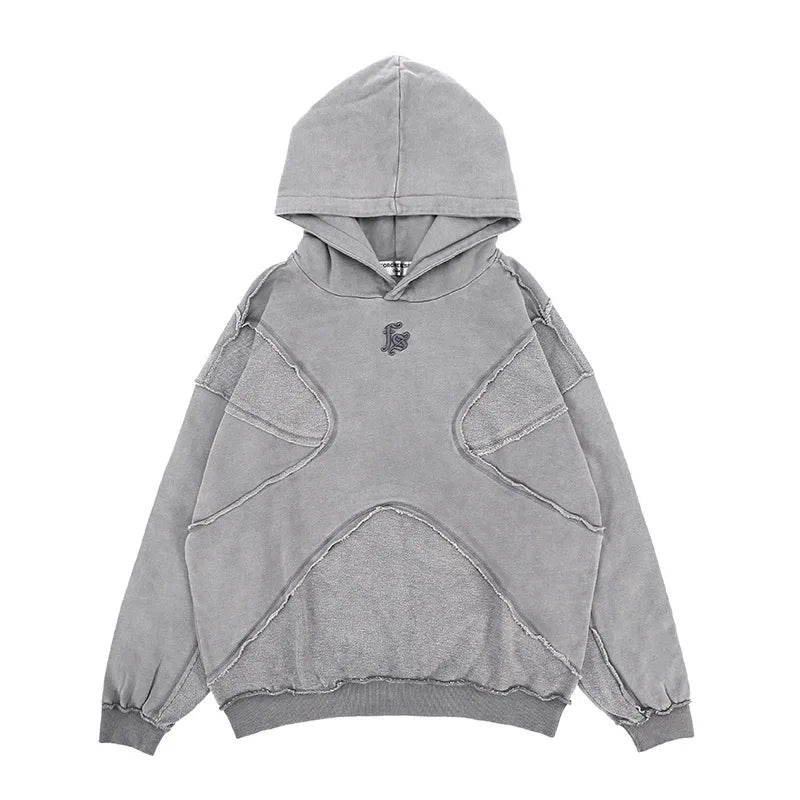 Vintage Washed Deconstructed Forgiveness Hoodie - Seldom Seen Styles
