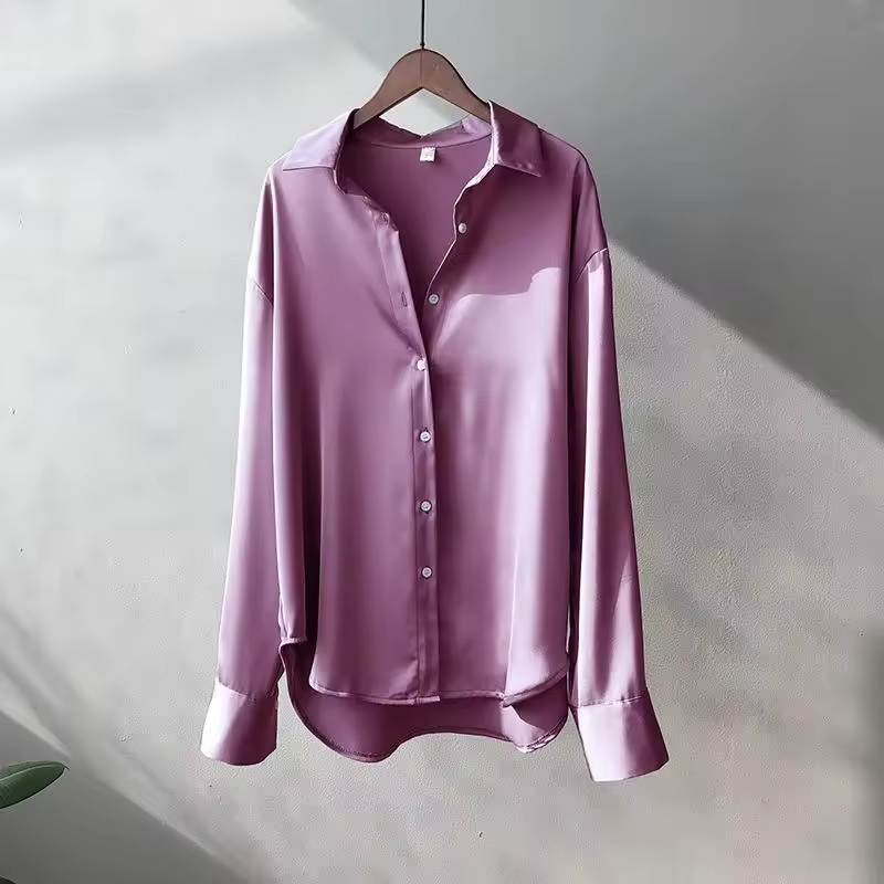 Elegant Silk Blouse - Luxurious Comfort - Seldom Seen Styles