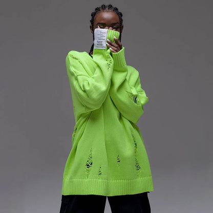 Decorative Cut Sweater