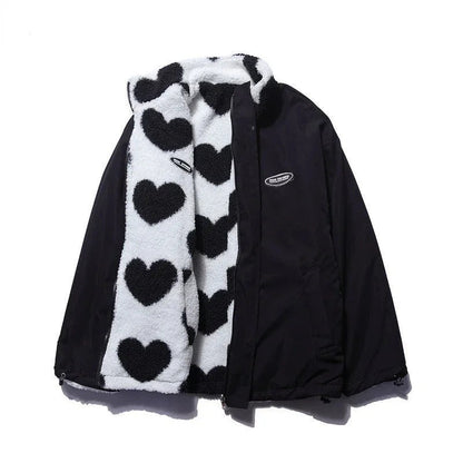 Ashely | Reversible heart jacket - Seldom Seen Styles