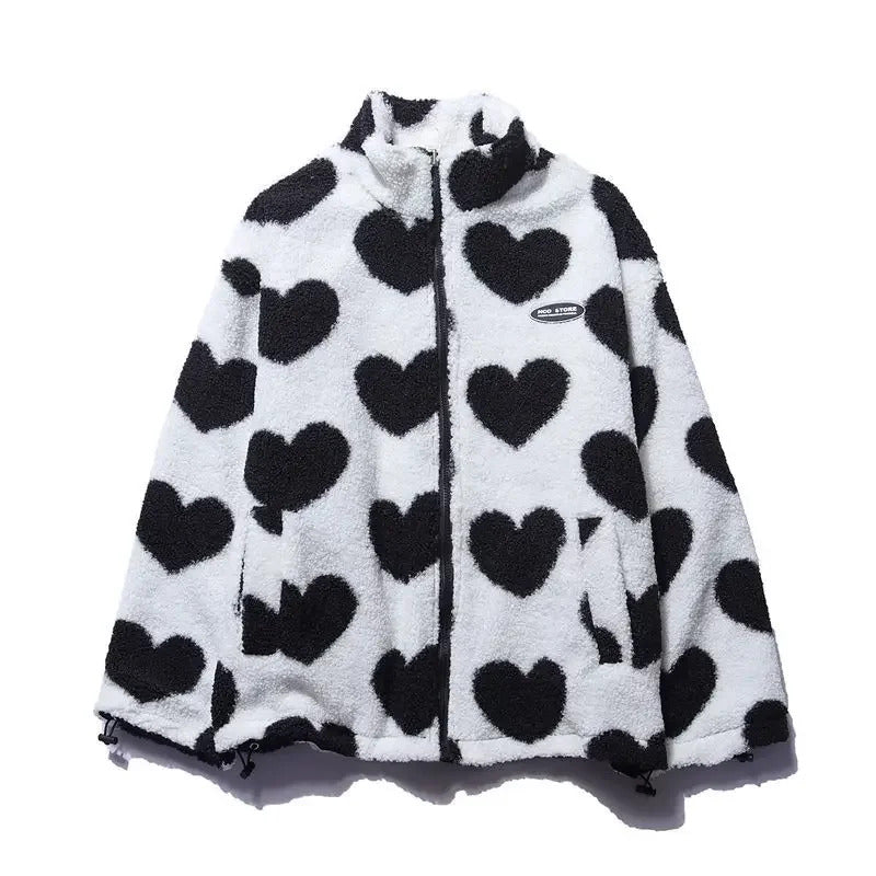Ashely | Reversible heart jacket - Seldom Seen Styles